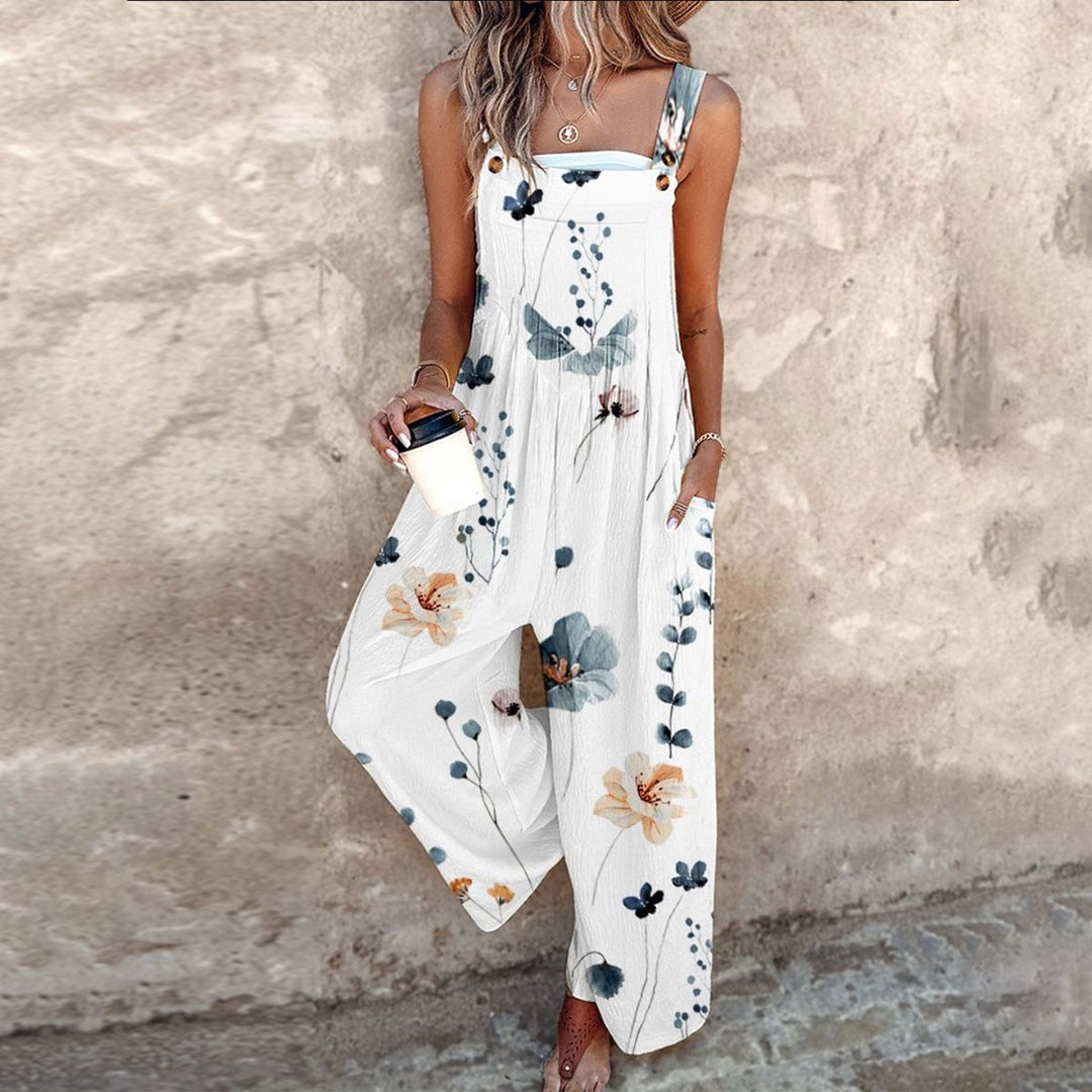 Danielle | Statement Print Comfortable Jumpsuit
