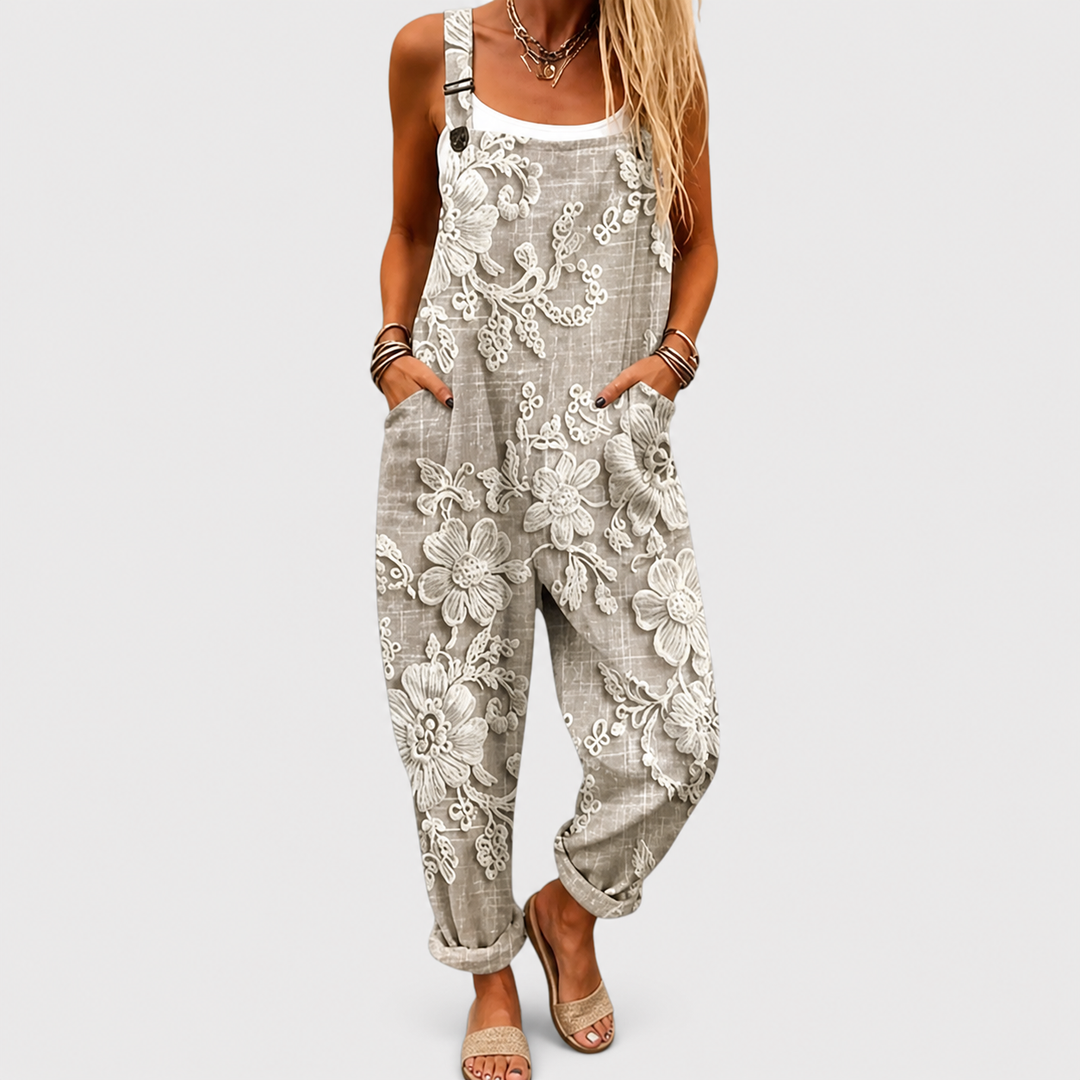 Statement Print Comfortable Jumpsuit