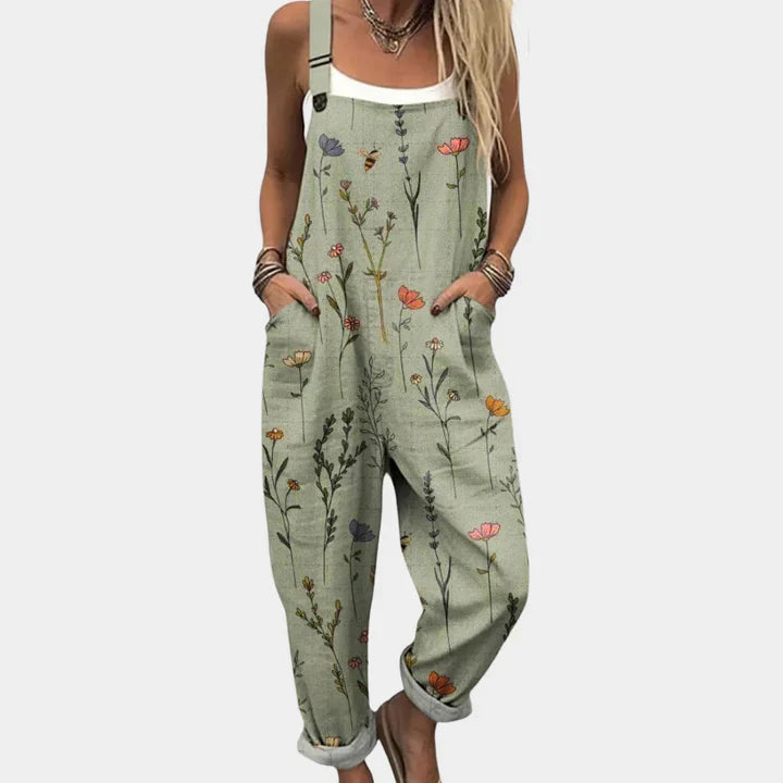 Cécile | Bloom Haven Strappy Jumpsuit
