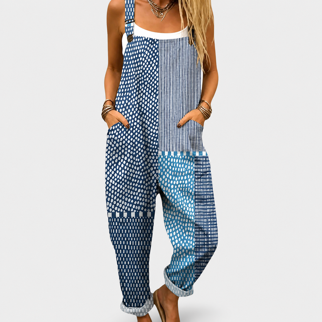 Laëtitia | Statement Print Comfortable Jumpsuit