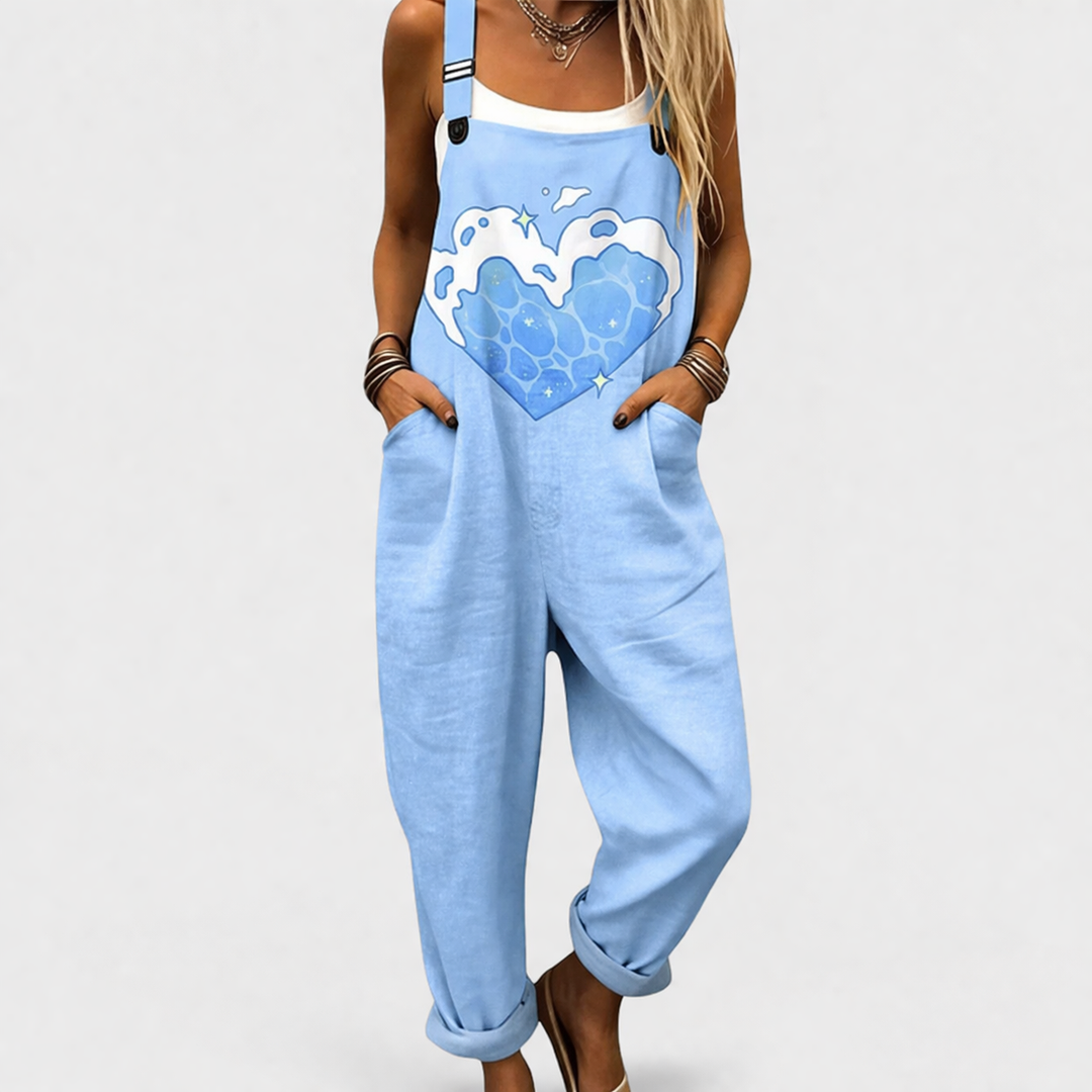 Statement Print Comfortable Jumpsuit