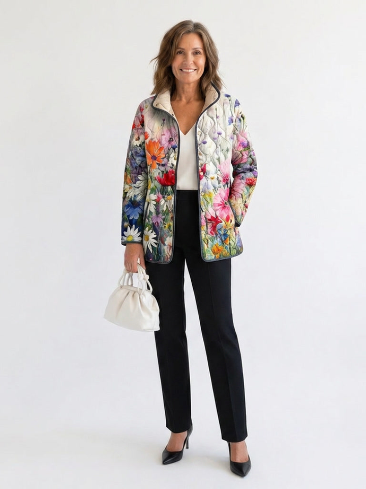 DELACROIX | Quilted Jacket Wildflower Manon