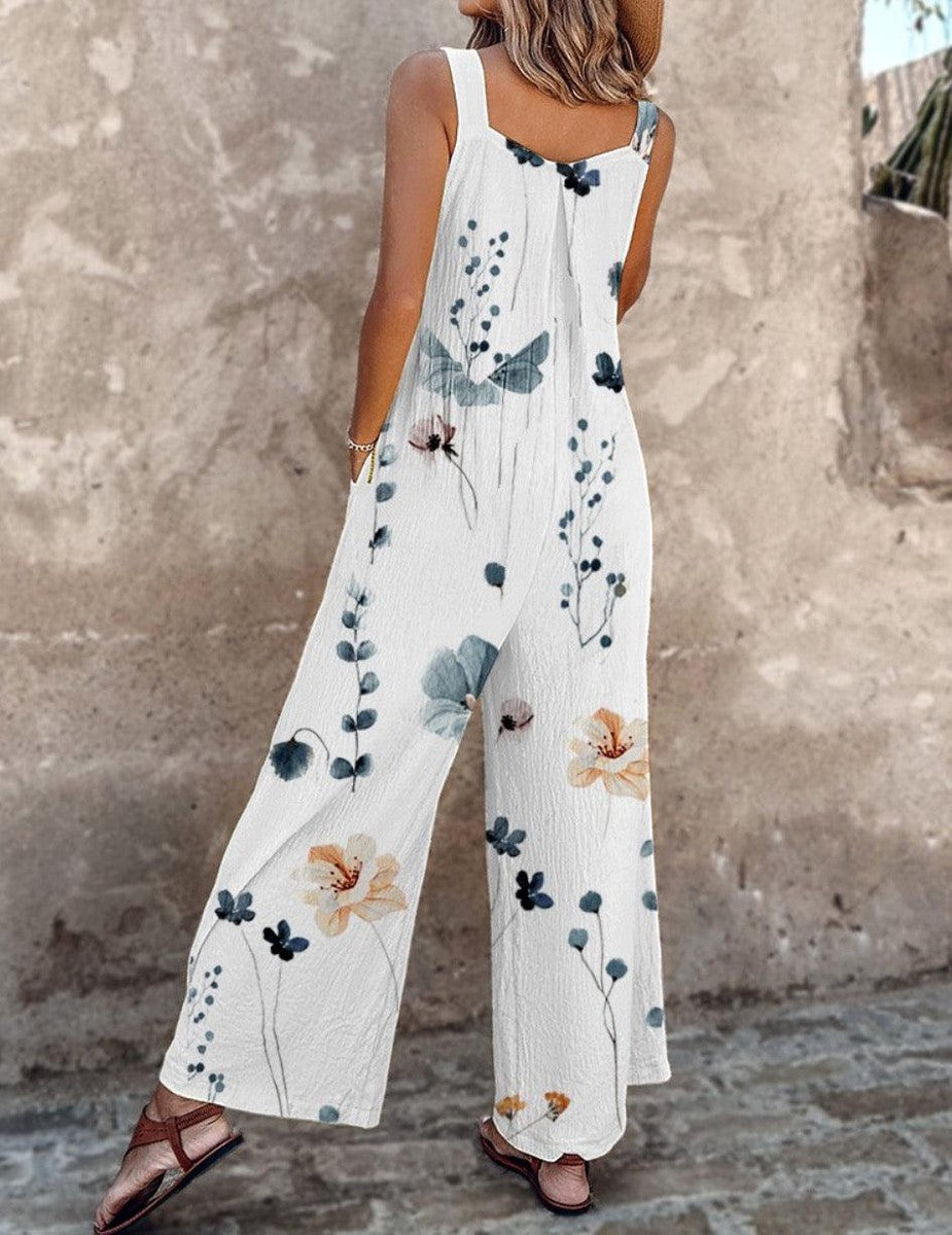 Danielle | Statement Print Comfortable Jumpsuit
