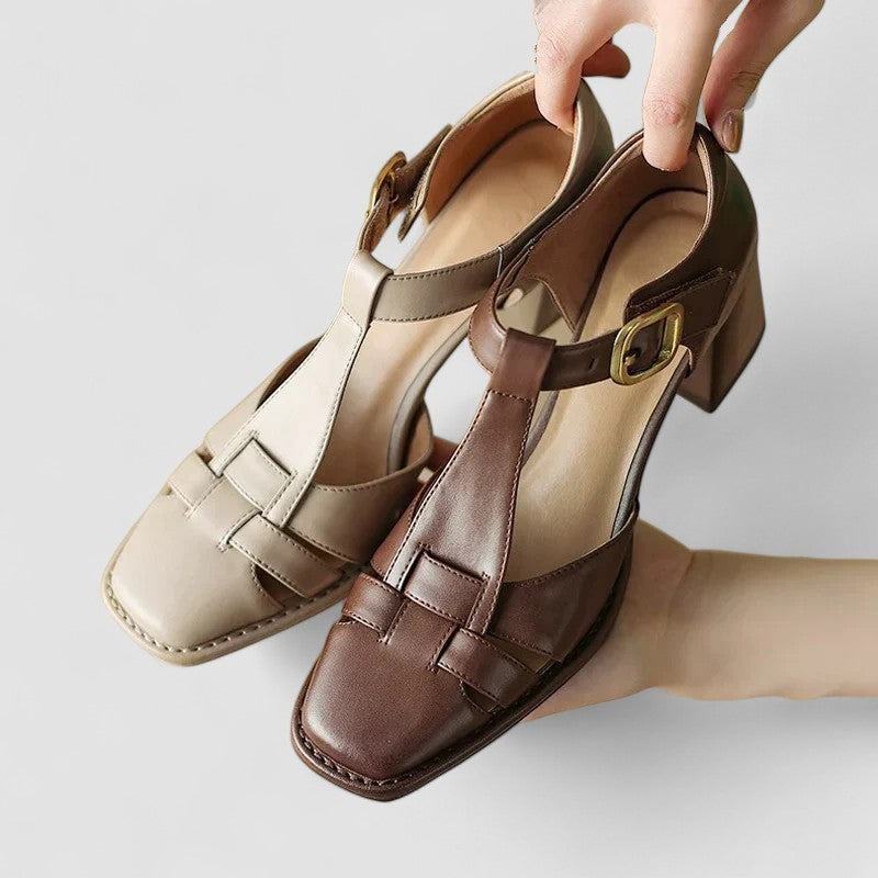 DELACROIX | Véronique Heeled Mary Janes