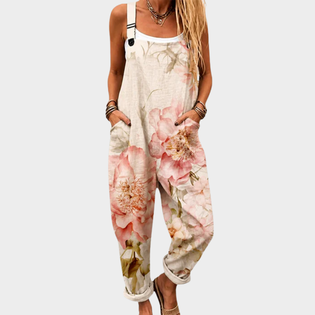 Aurore | Statement Print Comfortable Jumpsuit