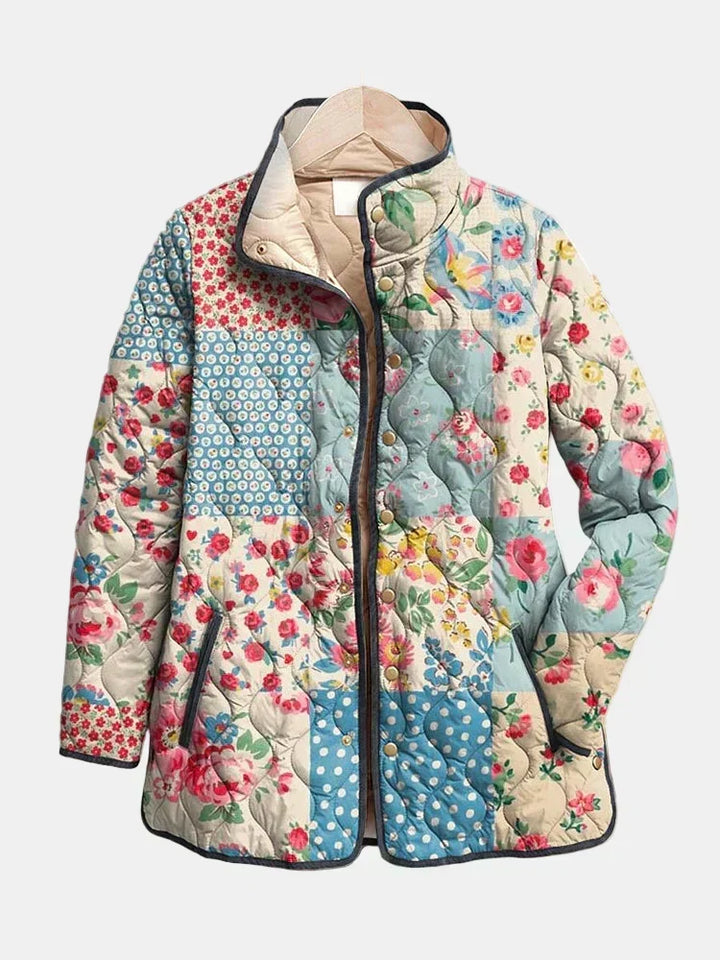 DELACROIX | Quilted Floral Patchwork Jacket Chloé