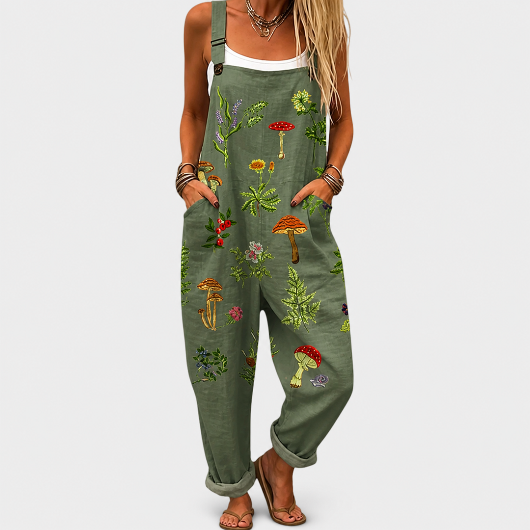 Statement Print Comfortable Jumpsuit