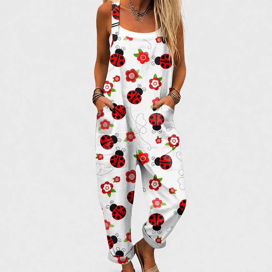 Statement Print Comfortable Jumpsuit