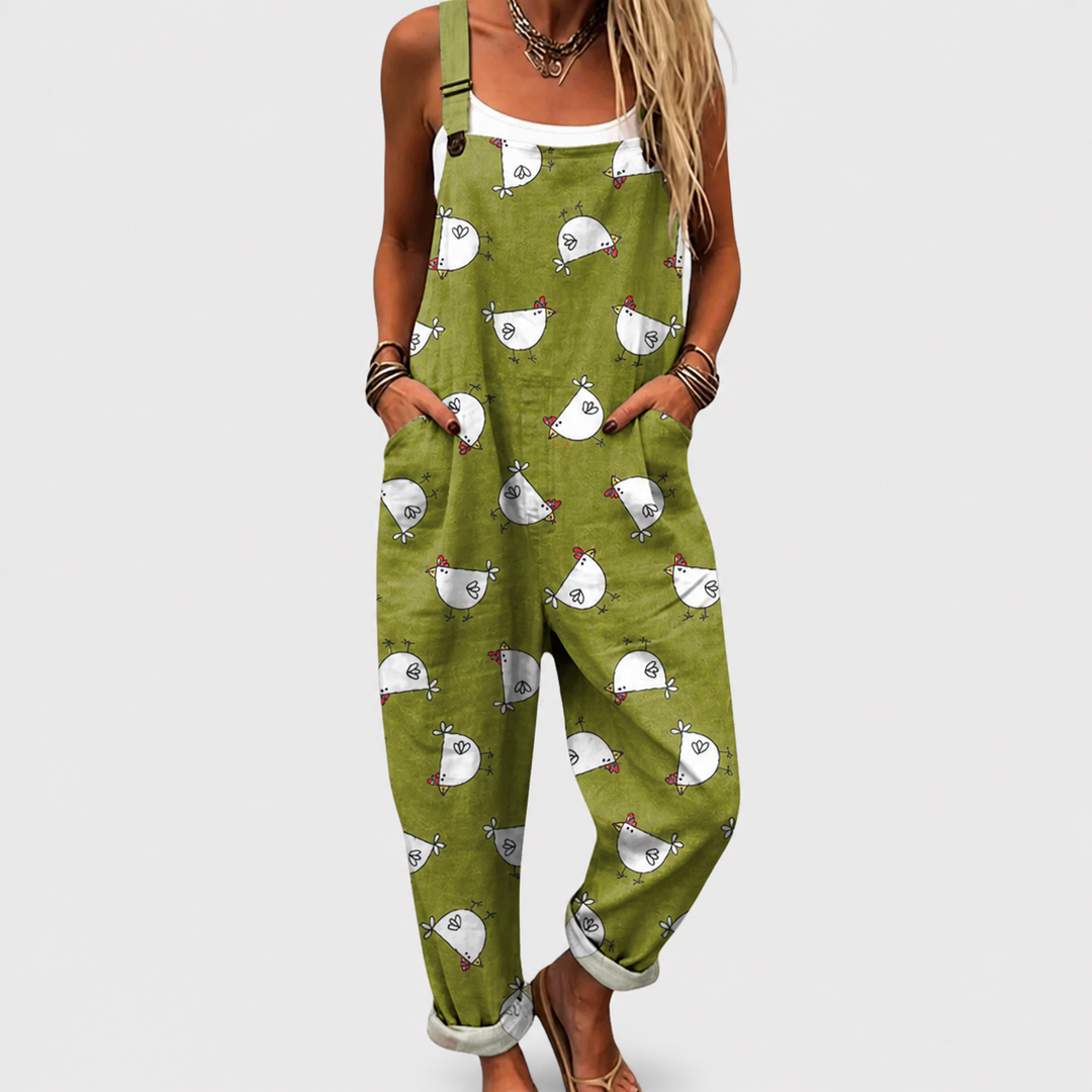 Statement Print Comfortable Jumpsuit