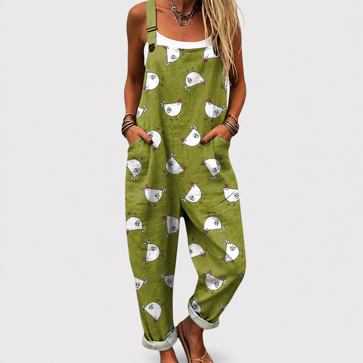 Statement Print Comfortable Jumpsuit