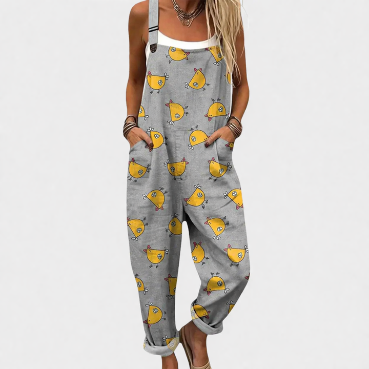 Statement Print Comfortable Jumpsuit