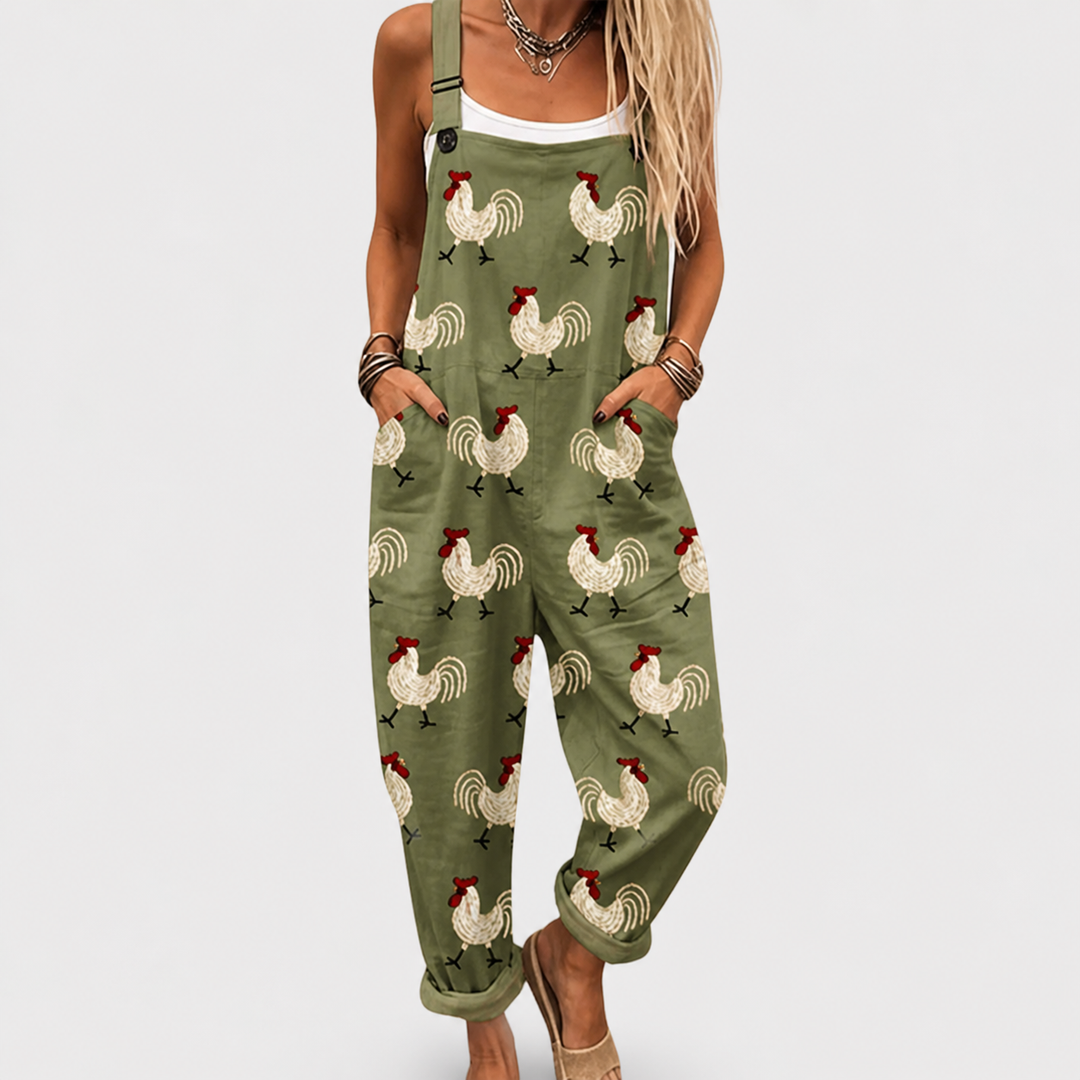 Statement Print Comfortable Jumpsuit
