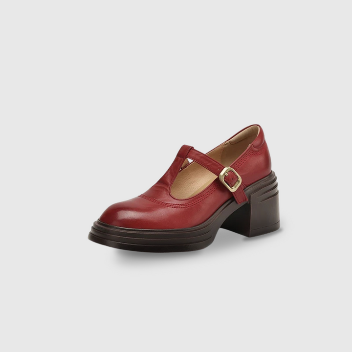DELACROIX | Elise Block Heel Mary Jane