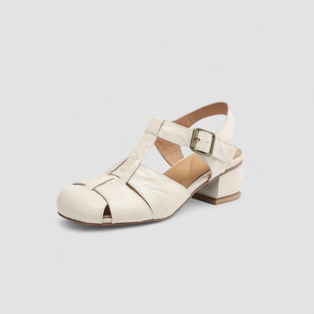 DELACROIX | Ajourée Babies with Heel Sandrine
