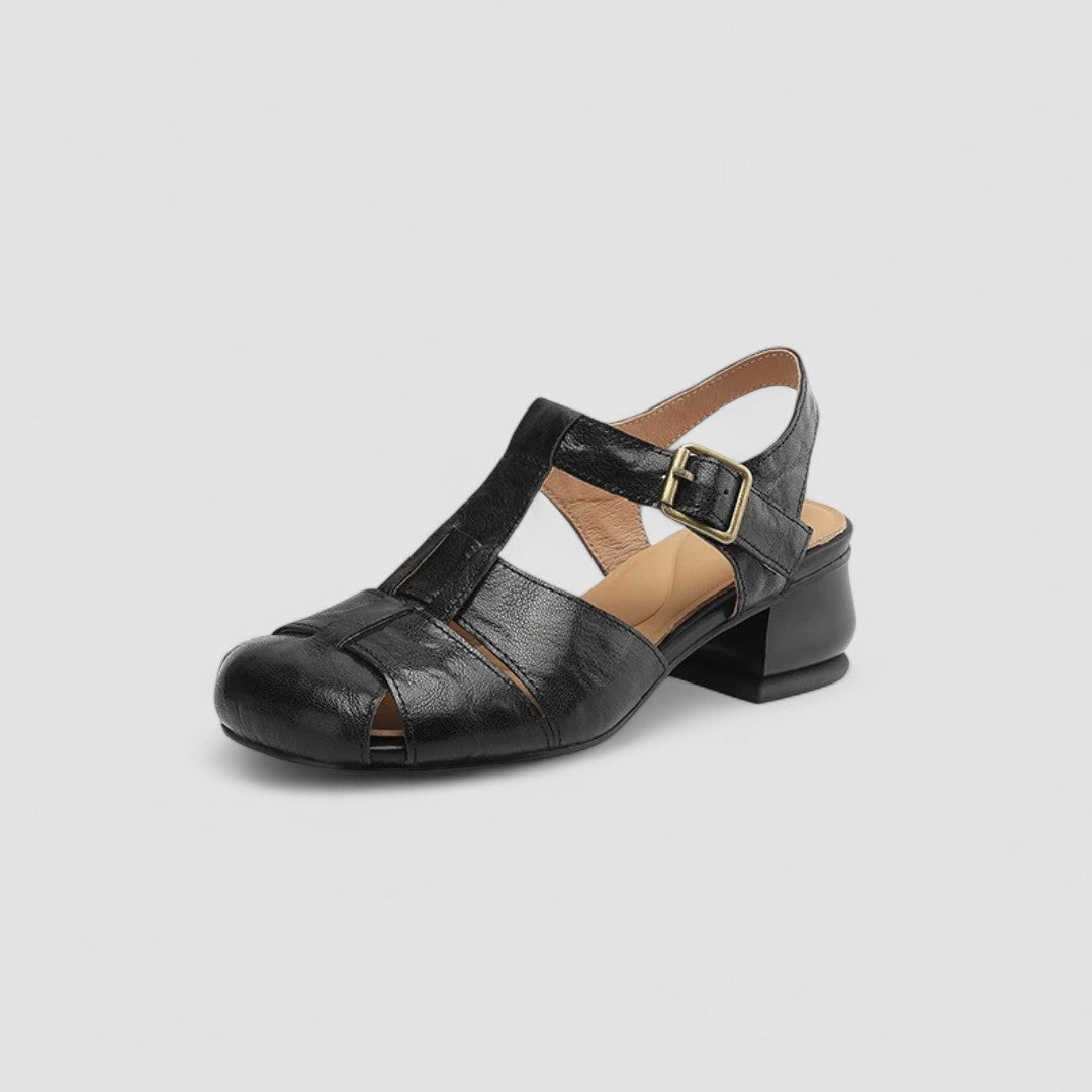 DELACROIX | Ajourée Babies with Heel Sandrine