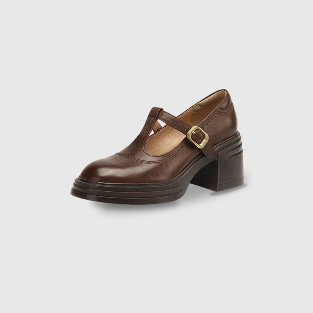 DELACROIX | Elise Block Heel Mary Jane