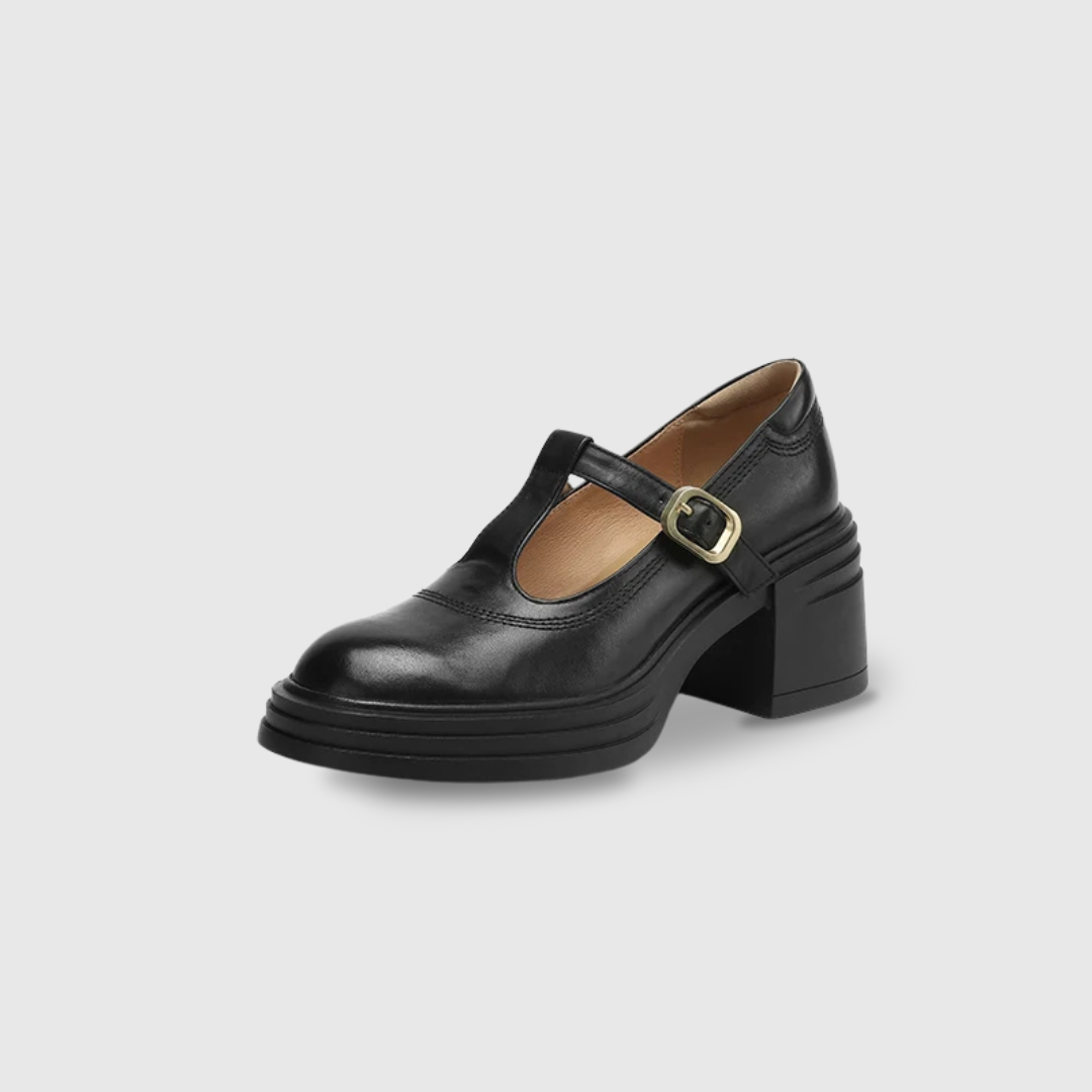 DELACROIX | Elise Block Heel Mary Jane