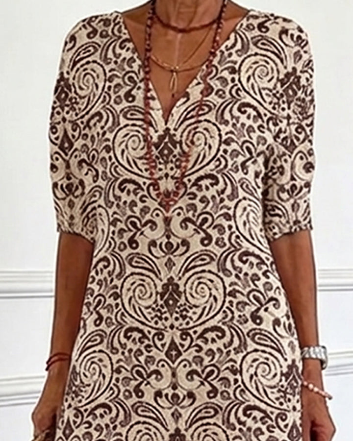 Elin | Vintage floral maxi dress