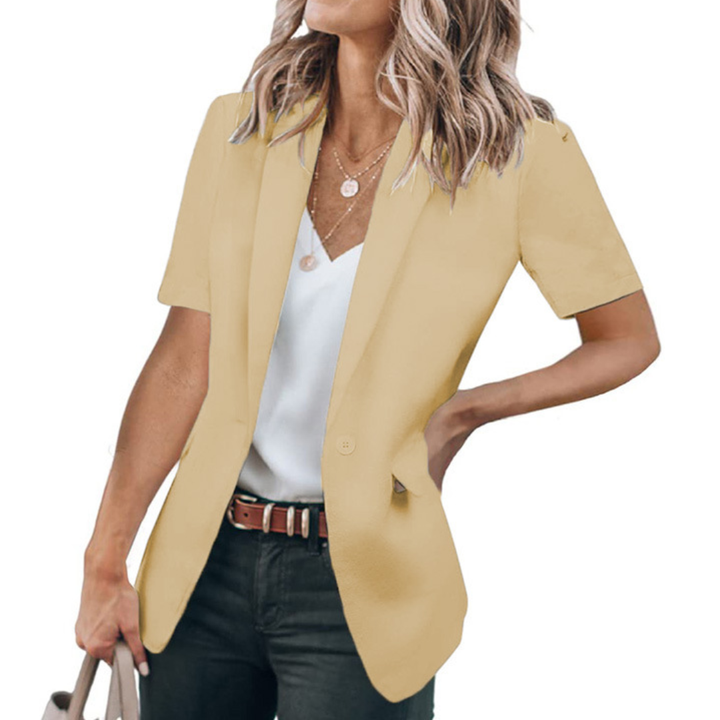 LISANNE™ – Polished Short Sleeve Casual Blazer