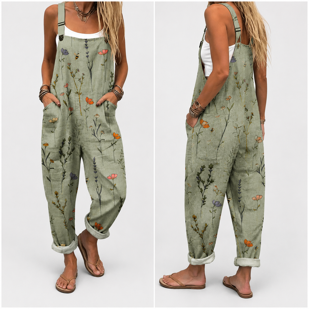 Cécile | Bloom Haven Strappy Jumpsuit