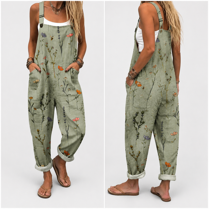 Cécile | Bloom Haven Strappy Jumpsuit