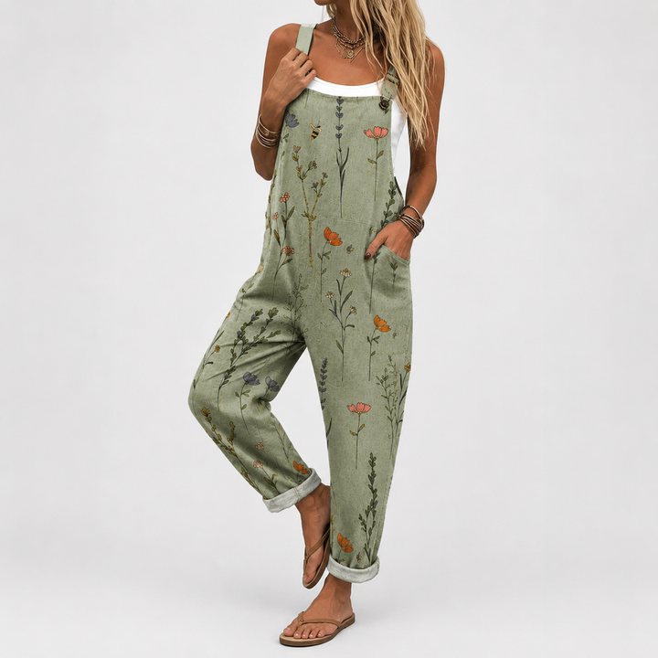 Cécile | Bloom Haven Strappy Jumpsuit