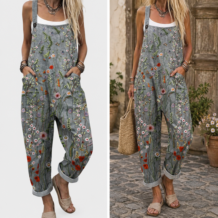 Carole | Floral Meadow Jumpsuit