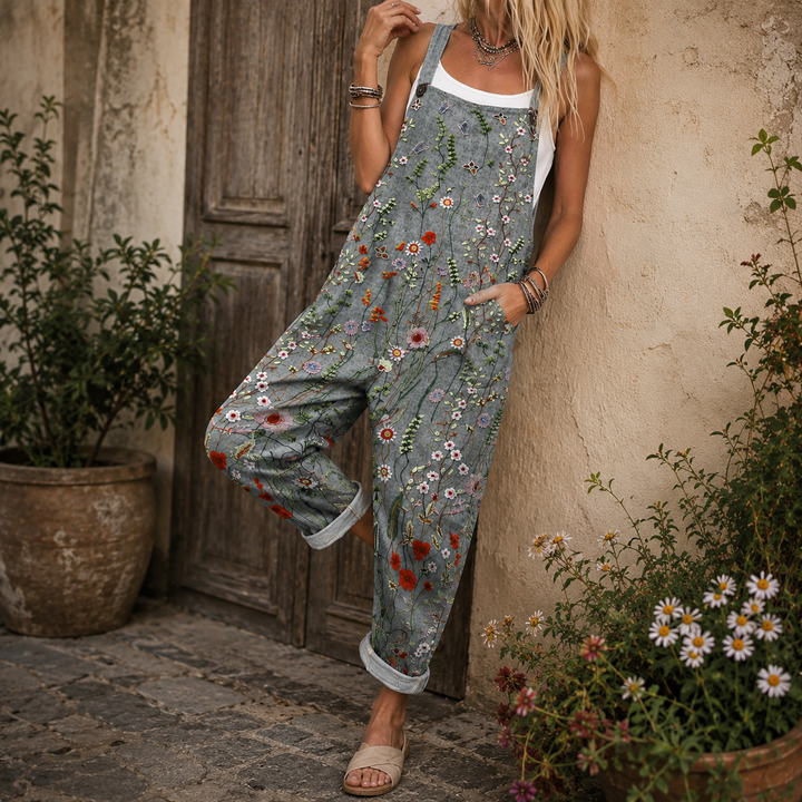 Carole | Floral Meadow Jumpsuit