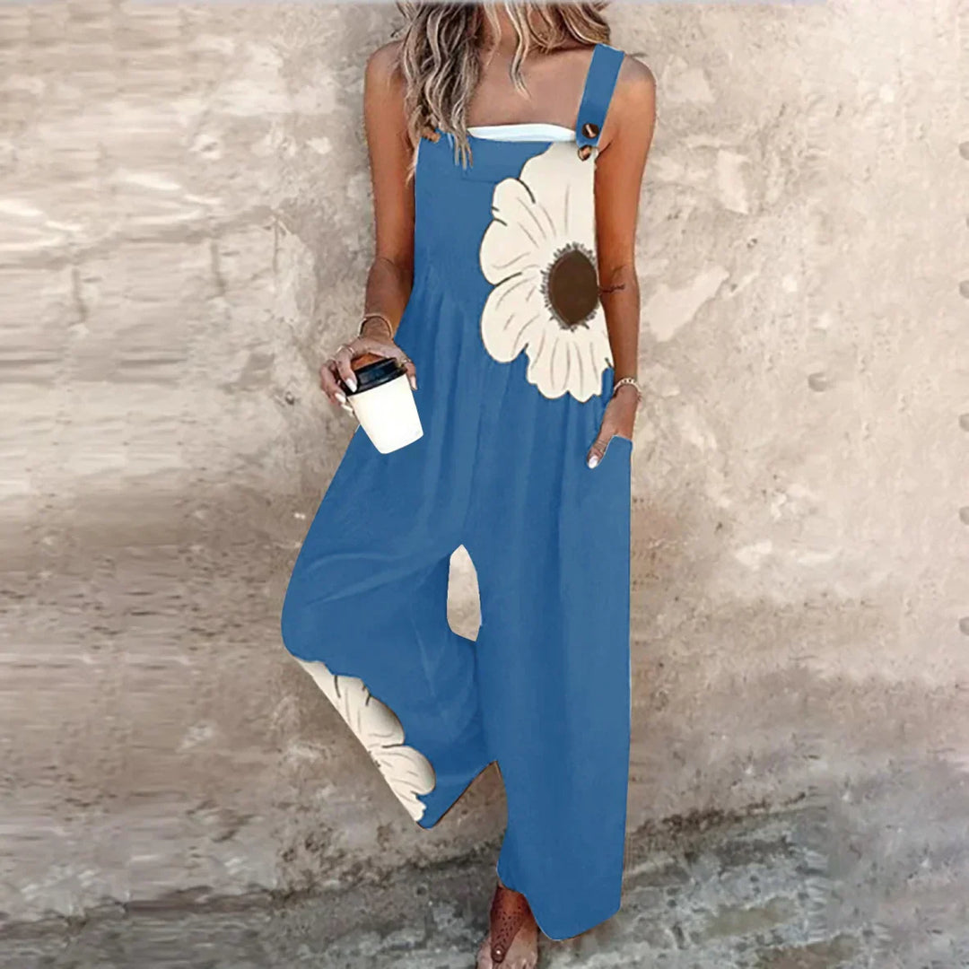 Danielle | Statement Print Comfortable Jumpsuit