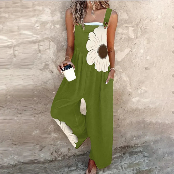 Danielle | Statement Print Comfortable Jumpsuit