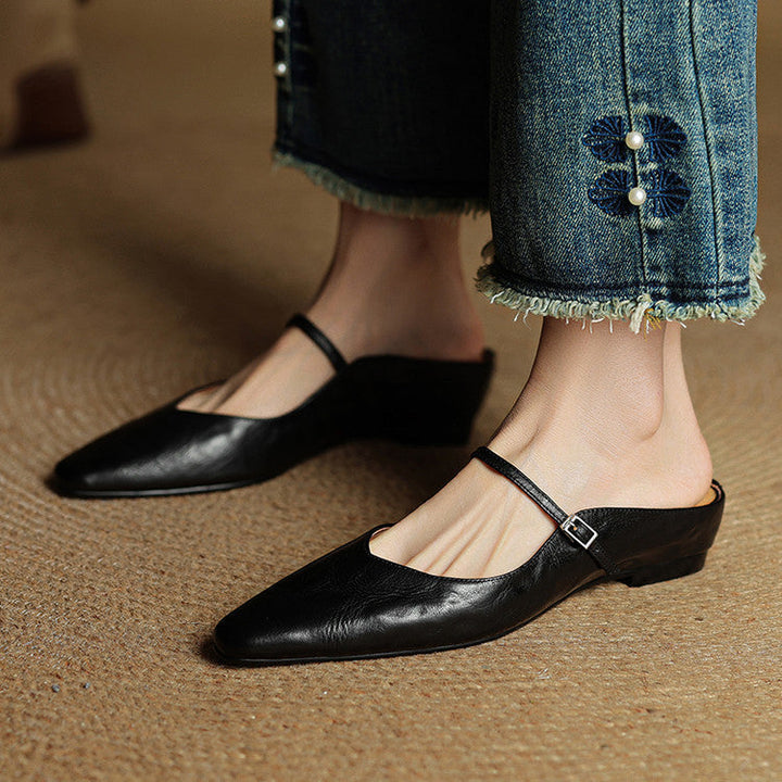 Renata | Mules in Genuine Leather