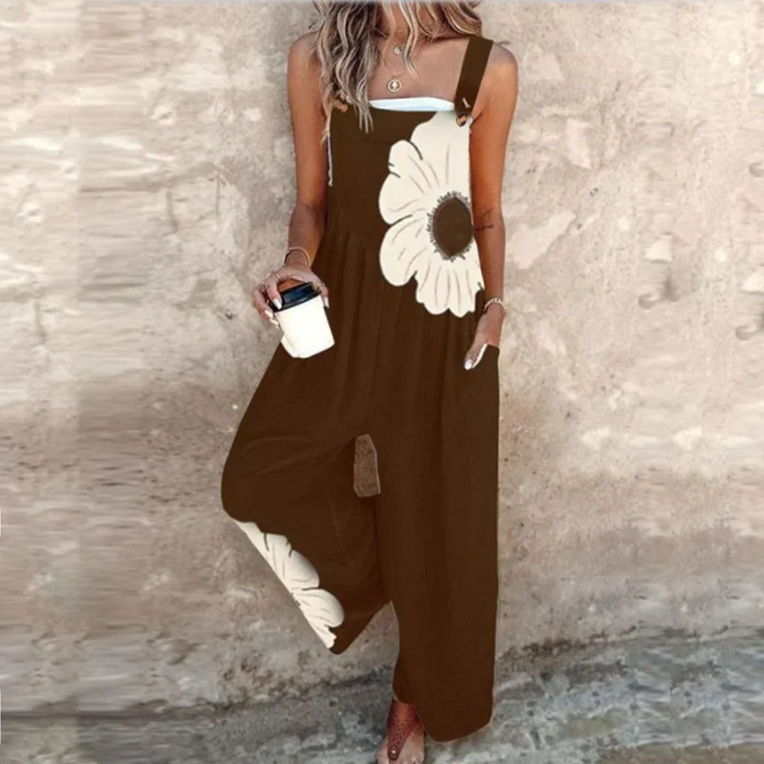Danielle | Statement Print Comfortable Jumpsuit