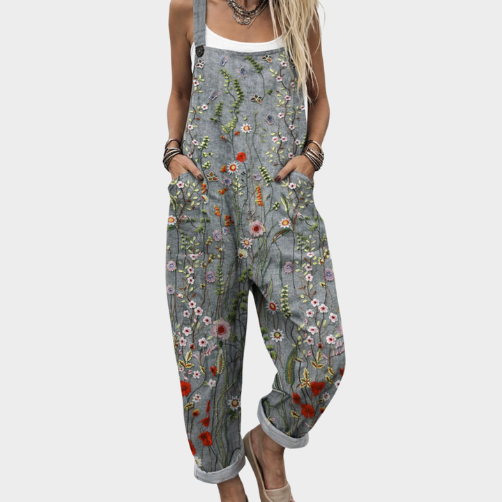 Carole | Floral Meadow Jumpsuit