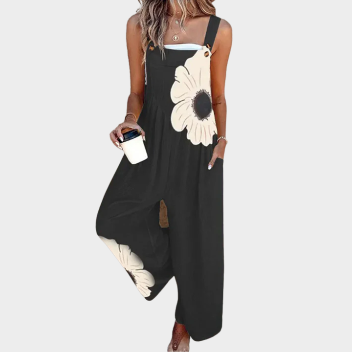 Danielle | Statement Print Comfortable Jumpsuit