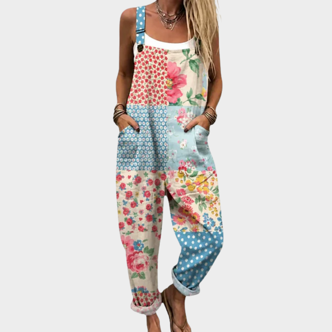 Perrine | Statement Print Comfortable Jumpsuit