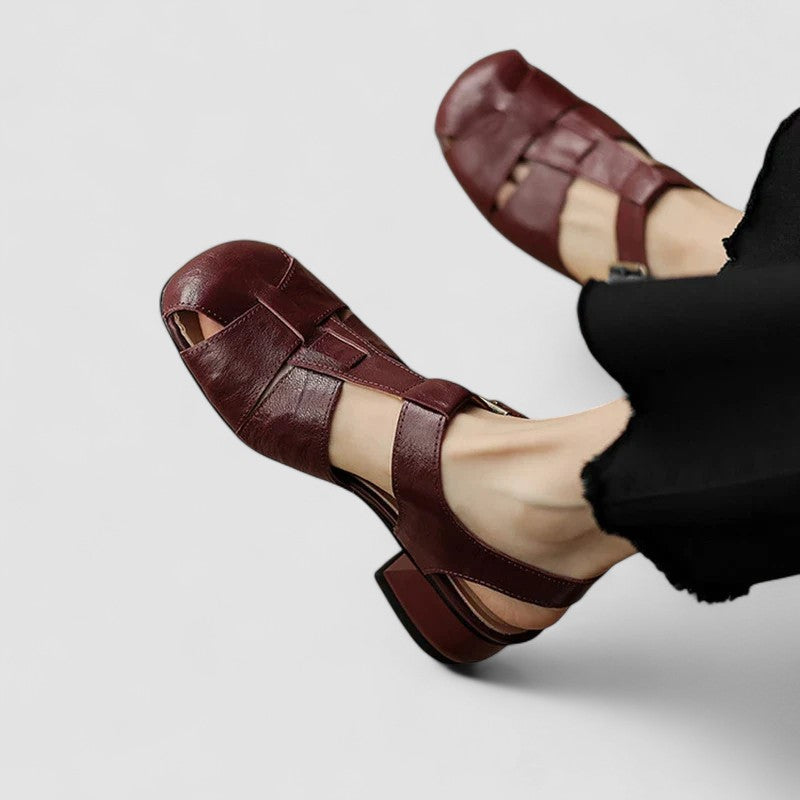 DELACROIX | Ajourée Babies with Heel Sandrine