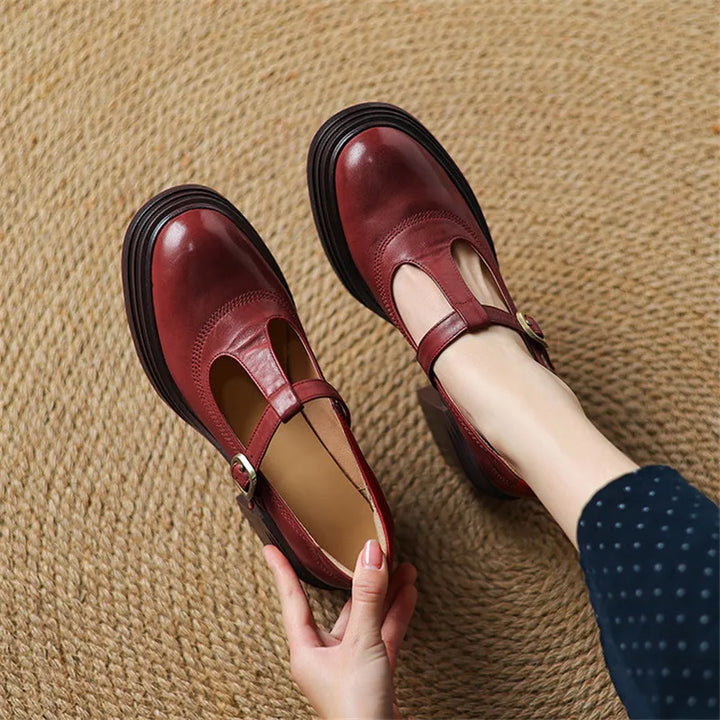 DELACROIX | Elise Block Heel Mary Jane