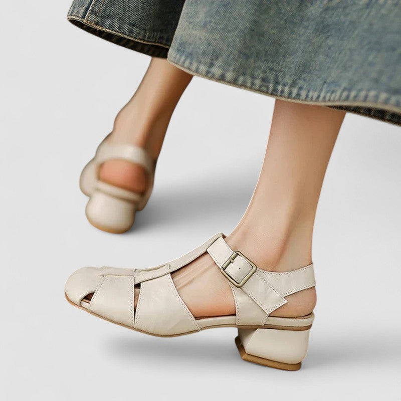 DELACROIX | Ajourée Babies with Heel Sandrine