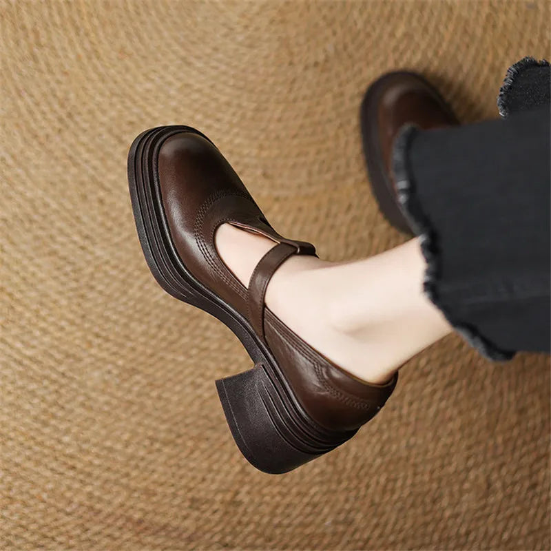 DELACROIX | Elise Block Heel Mary Jane