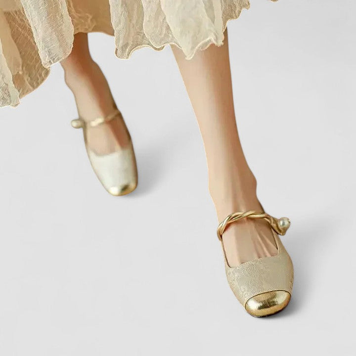 DELACROIX | Satin Babies Jewel Heel Camille