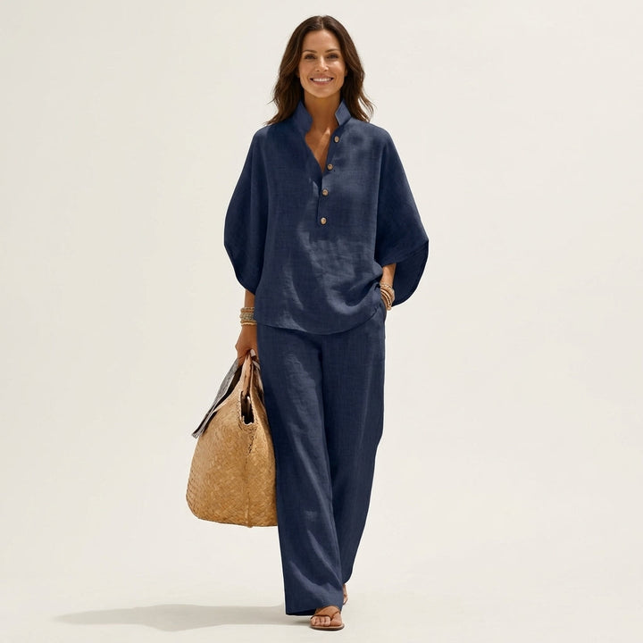 LUCIENNE | LINEN TWO-PIECE SET