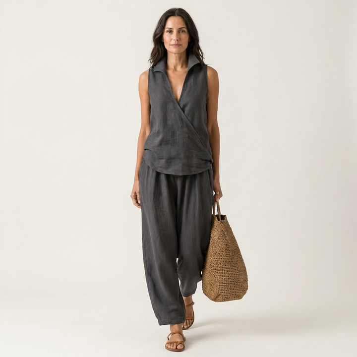 WREN | WRAP-TOP & WIDE-LEG SET