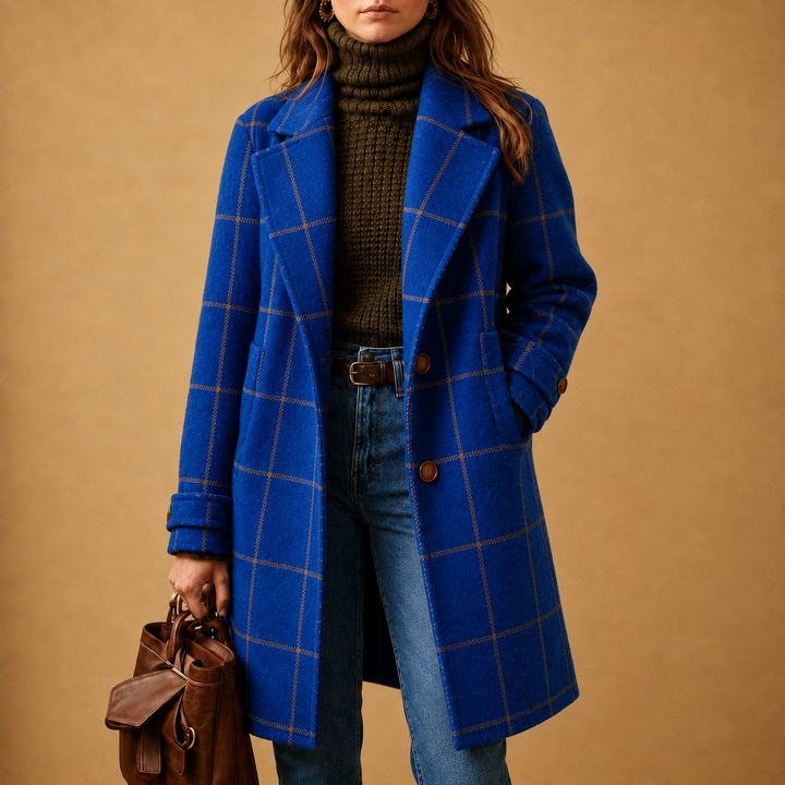 Women’s Classic Checkered Coat
