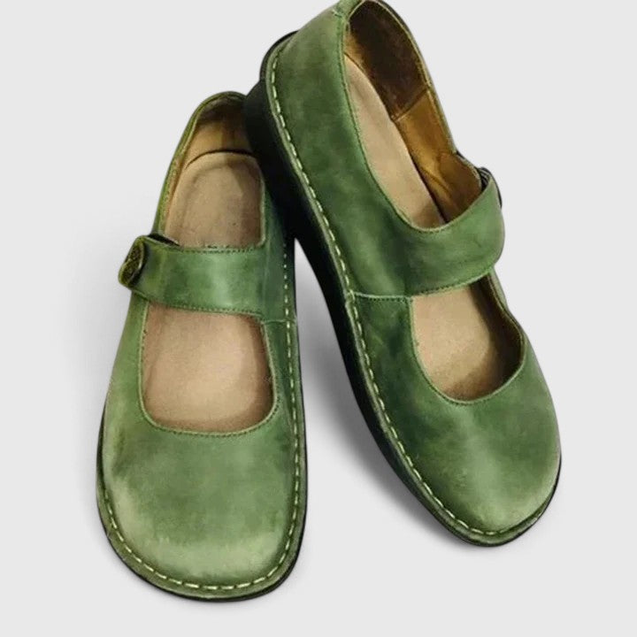 DELACROIX | Babies Patinated Leather Monique
