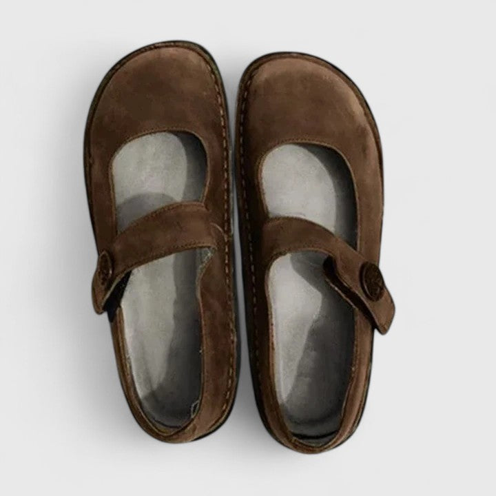 DELACROIX | Babies Patinated Leather Monique