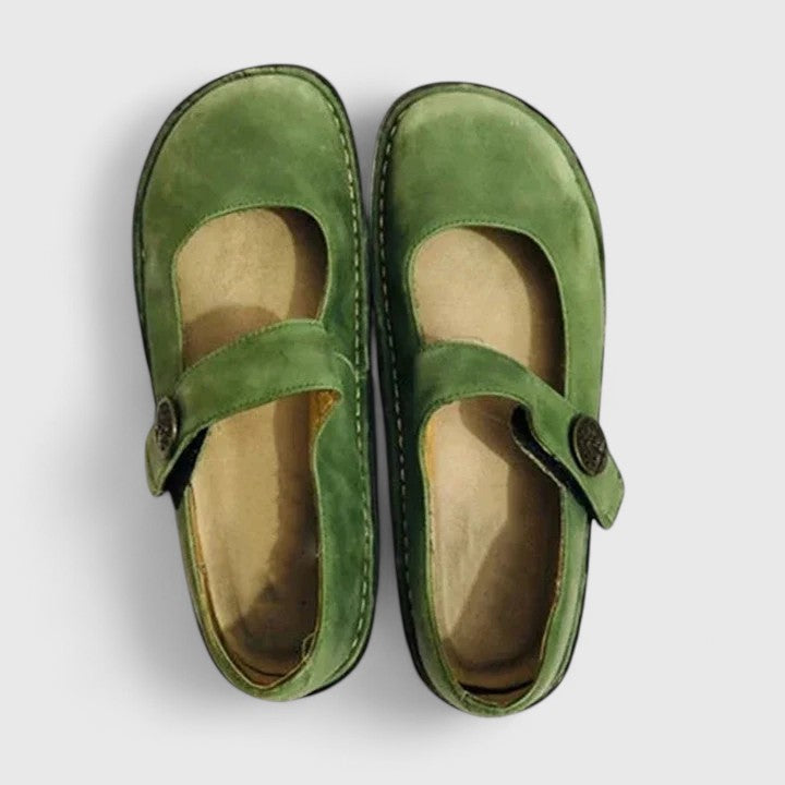 DELACROIX | Babies Patinated Leather Monique