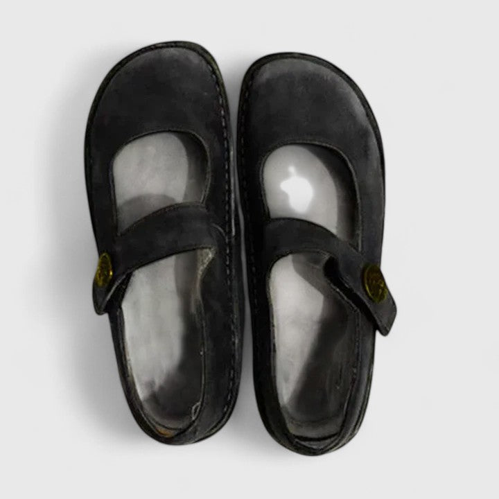 DELACROIX | Babies Patinated Leather Monique