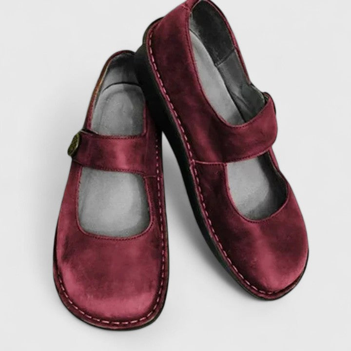 DELACROIX | Babies Patinated Leather Monique